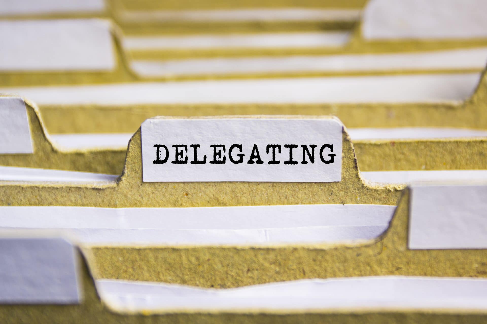 Delegating Tasks