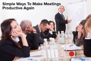 Ways to make meetings productive again