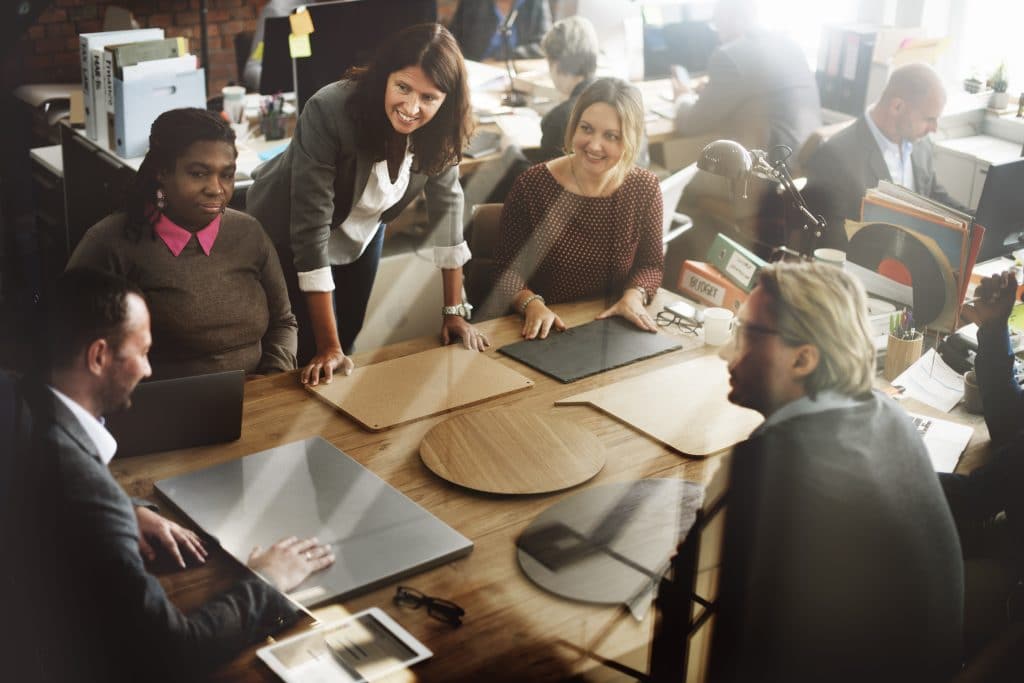 business team discussion cmoe leadership