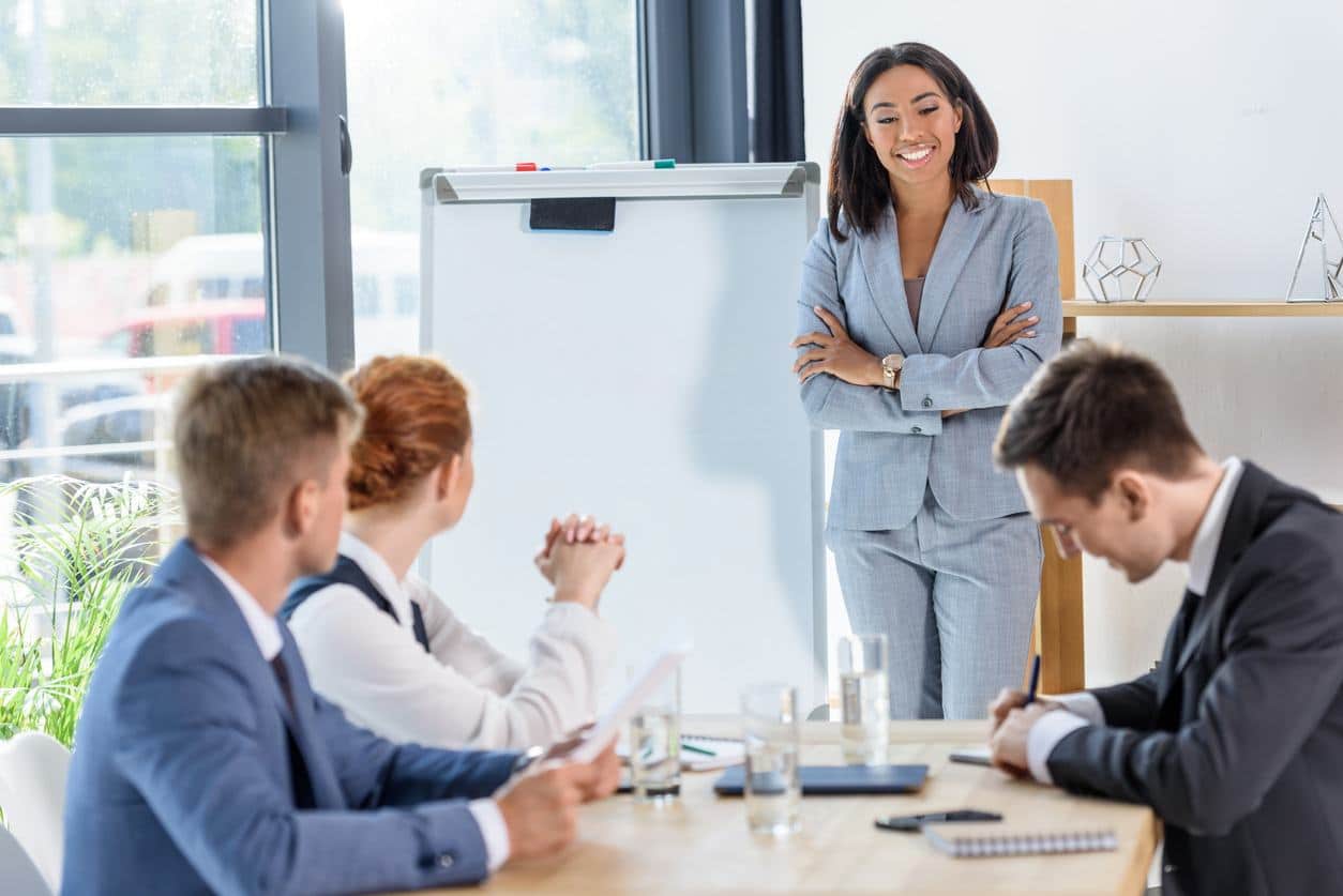 sales coaching around table