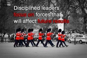 Leadership Trait: Disciplined leaders focus on forces that will affect future results